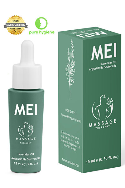 mei %100 Saf Doğal Natural Lavanta Uçucu Yağı ( 15 ml )