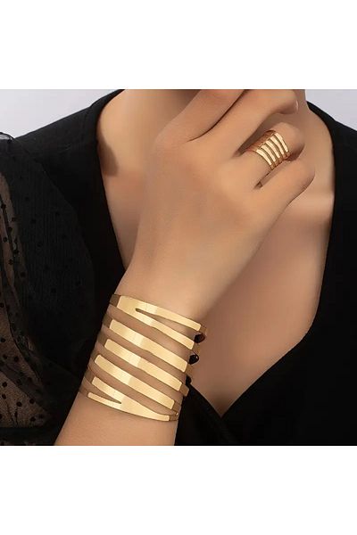 Ayzen Bracelet Ring Set