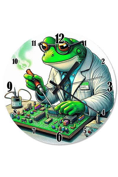 ekart Poker Frog Special Design Wall Clock