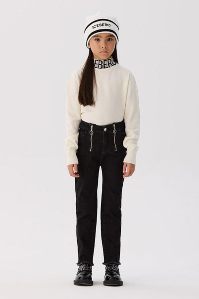 Iceberg Bg Store Girl's Black Pants