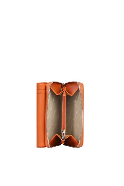 CENGİZ PAKEL Cengiz Pakel Women's Magnetic Stripe Detailed Wallet/Portfolio – 65313 - Tile