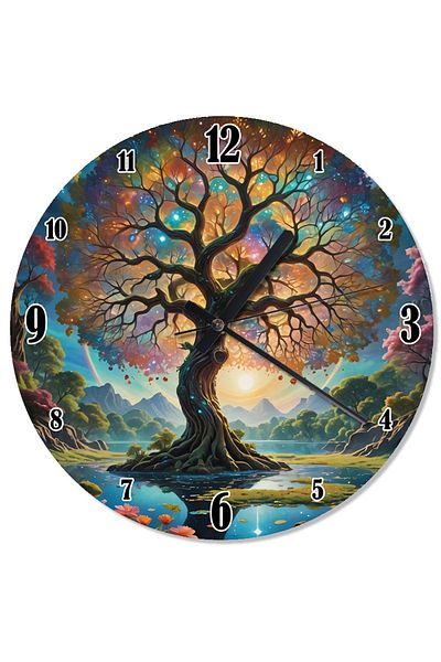 karizmart Tree of Life Pattern Wall Clock