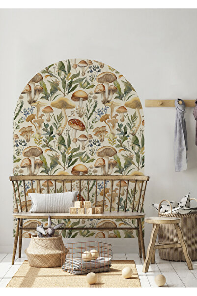 WALLHUMAN Boho - Bohem Tarz Oval Kemer Dekoratif Duvar Stickerı