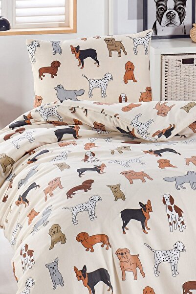 Eponj Home Junior Nevresim Seti Tek Kişilik Havhav Krem