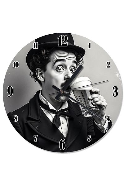 ekart Charlie Chaplin Analog Wall Clock