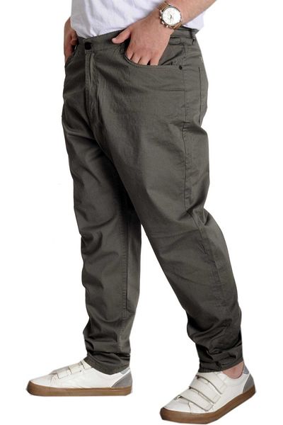 ModeXL Mode Xl Men's Trousers Linen Milano Classic 20902 Khaki