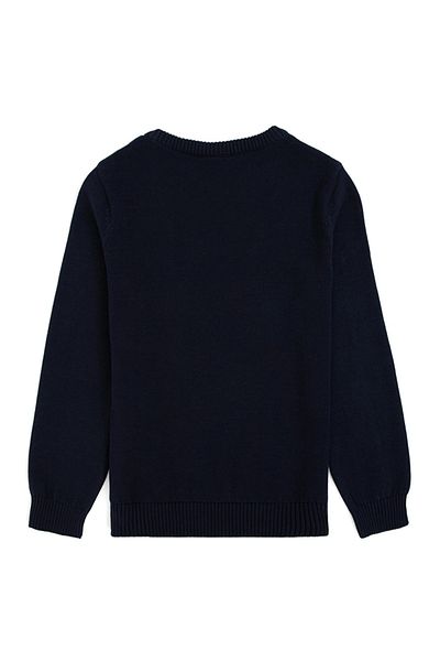 U.S. Polo Assn. BAZA. Polo Assn. Pulover cu model slim fit pentru băiat bleumarin - KARMKIDS DMLS