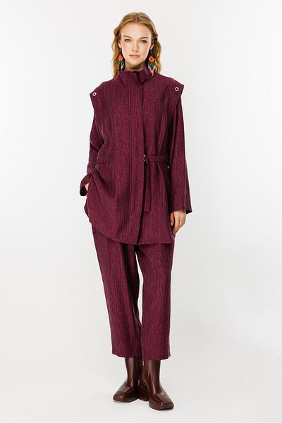 Ghisa Plum Triple Suit Set