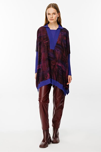 Ghisa Triko Detaylı Tunik Fuşya