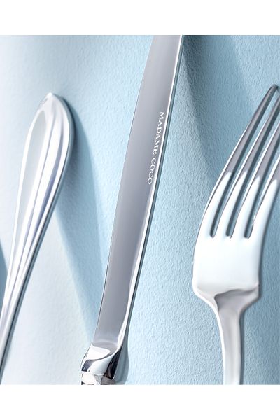 Madame Coco Elysia 42 Piece Cutlery Set - Silver
