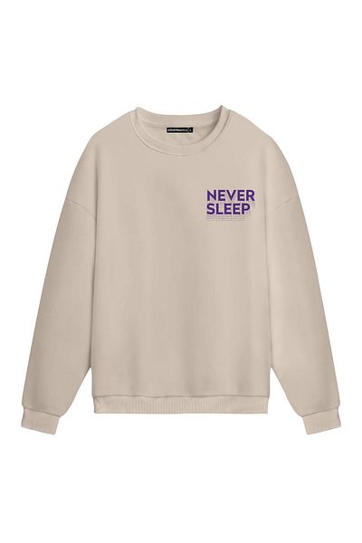 Mounte Bianca Unisex Never Sleep - Κανονικό φούτερ