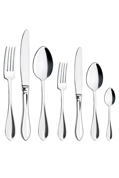 Madame Coco Elysia 42 Piece Cutlery Set - Silver