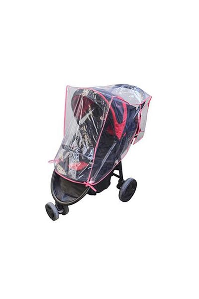 Mucha Pink Baby Stroller Stroller Rain Cover