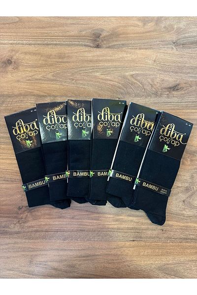 Diba Bamboo Seamless Men's Socks 6 Pack