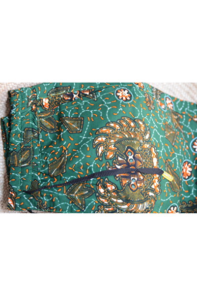 WOEZON Afrika kültürel desenli ve pazen kumaştan erkek şortları, Modaya uygun günlük altlar.