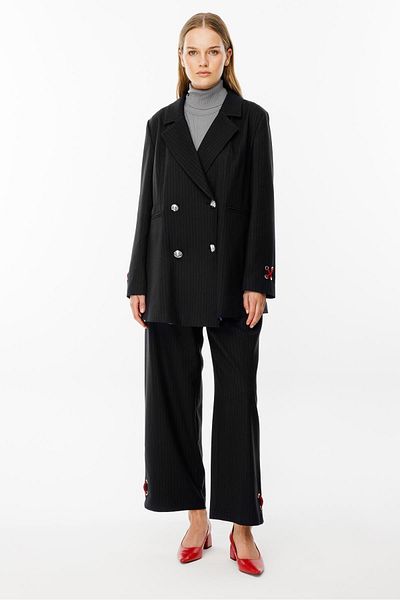 Ghisa Black Blazer Set