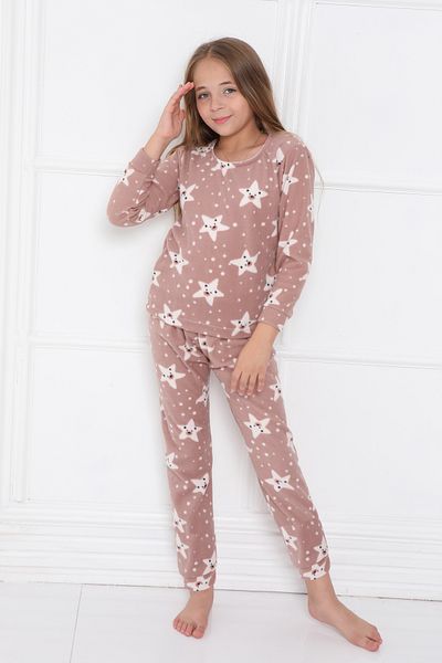 FAMES PİJAMA Personality Fleece Pajama Set for Children