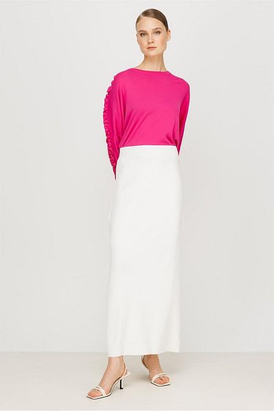 Ghisa Ecru Knitwear Skirt