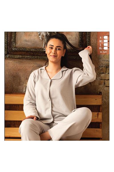 Sude HOMEWEAR Women's Long Sleeve (Winter) Pajama Set