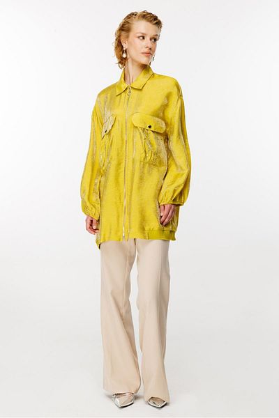 Ghisa Pocket Detailed Jacket Acid