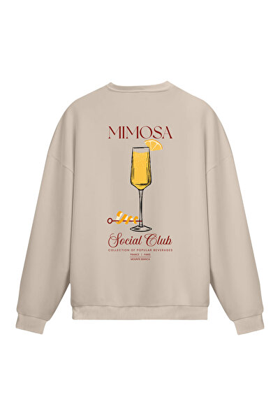 Mounte Bianca Unisex Mimosa - Obična majica sa kapuljačom