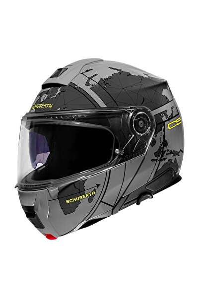 Schuberth C5 Globe Grey Çene Açılır Motosiklet Kaskı