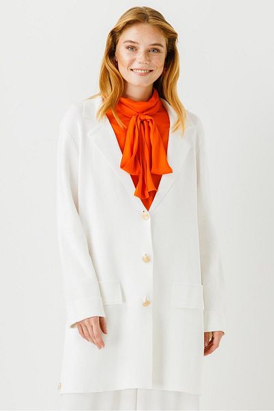 Ghisa Ecru Knitwear Jacket