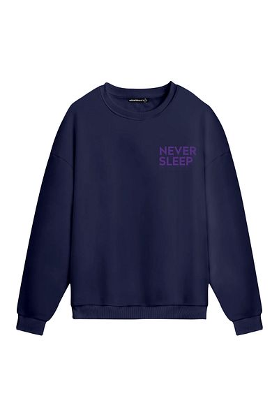 Mounte Bianca Unisex Never Sleep - Κανονικό φούτερ