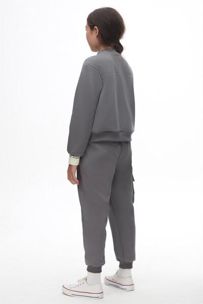 nk kids Gray Kids Tracksuit Set - 17800