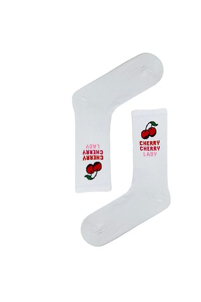 CARNAVAL SOCKS Тенис чорапи с надпис Cherry Cherry Lady