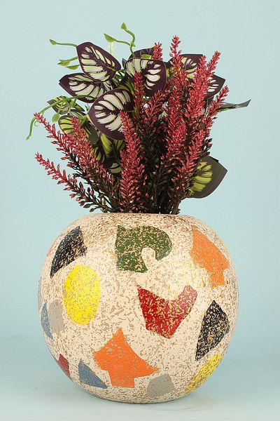 Hmydesign Cannelle Colored Ceramic Vase - Handmade