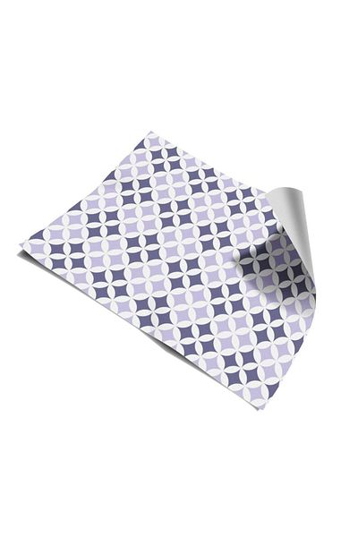 Bigaimaj Blat de bucătărie cu model de piatră din gresie mov liliac - acoperire cu folie adezivă, 60 cm x 100 cm