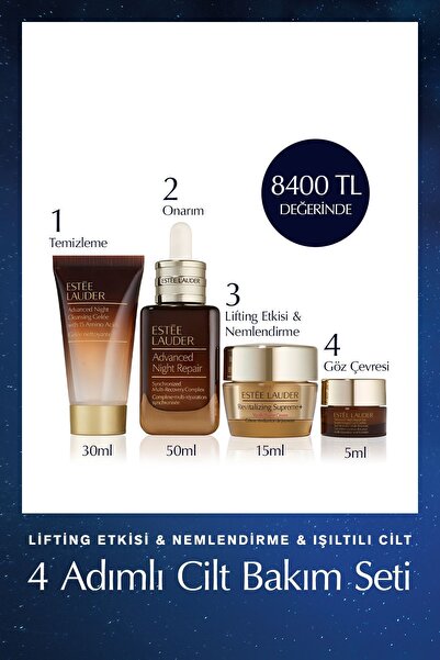 Estee Lauder Yaşlanma Karşıtı Nemlendirici ve Onarıcı Etkili 4 Parçalı Set 50...