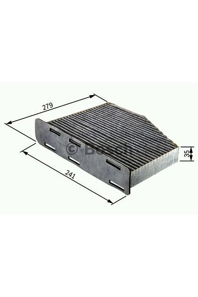 Bosch Active Carbon Cabin Filter (Audi A4 1.8Tfsi 2.0Tfsi 08-/2.0Tdi 08-)
