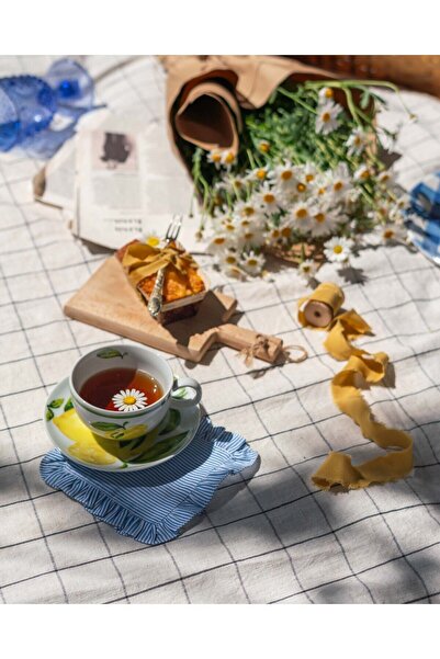 FernCo Citrus Porcelain Collection 2'li Çay Fincan Seti