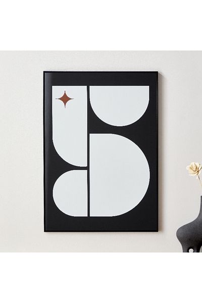 Home Box Fero Tinted Framed Wall Art 50x2x70 cm