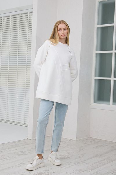 Moodbasic Mb21.286 Stone Detailed Parts Sweatshirt