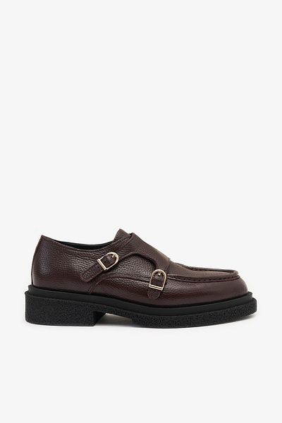 Louis Cardy Loafer de damă Noemi Burgundy din piele naturală