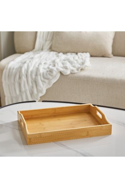 Home Box Bamboo Tray - 38x28x6 cm