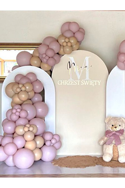 Çemrek Süs Parti Ретро рожевий пісок морський пісок набір повітряних кульок 1...