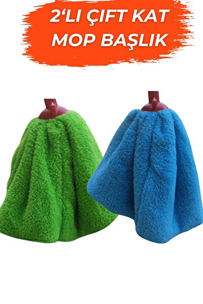 MaxClean Çift Kat Mop Pasbas Başlık Extra Kalın