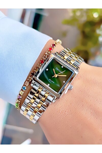 Ferrucci Çelik Kordon Milano Kadın Kol Saati Bileklik Hediyeli 2 Yıl Garantili