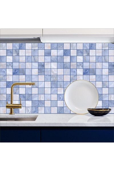 Bigaimaj 60cm x 100cm Μαρμάρινο Μοτίβο Φύλλο Επικάλυψης - Πάγκος Κουζίνας, Αυτοκόλλητο