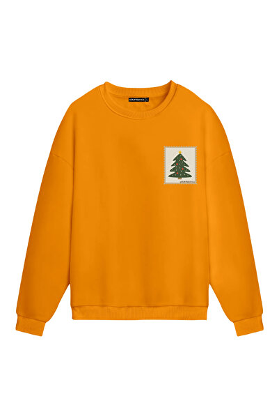 Mounte Bianca Unisex novogodišnje poklon drvo - obična majica sa kapuljačom