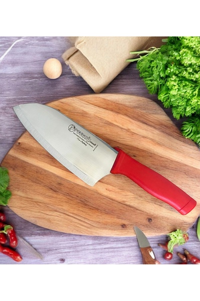 Poyraz Garanti Zırh bıçak Et salata profesyonel mutfak bıçağı çelik aşçı bıçak