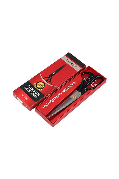 Skygo Black Handle Boxed Tailor Scissors A-255 30 CM