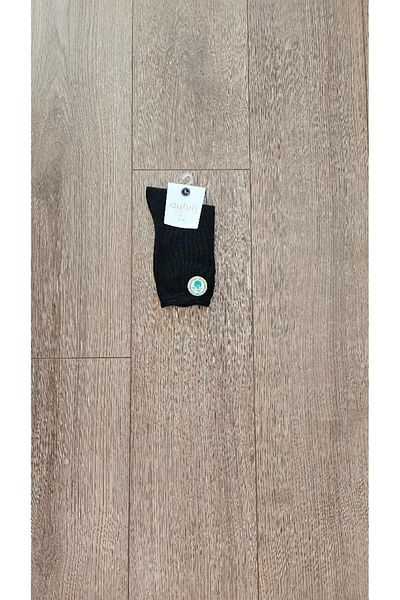 Aytuğ Дамски черни чорапи от пениран памук - 41001