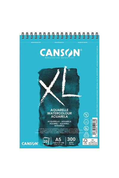 Canson Aquarelle Xl Top Spiral A5 14.8x21 300 Gr Water Color D