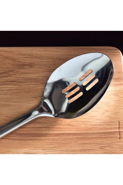 Home Box Eco Grip Slotted Serving Spoon