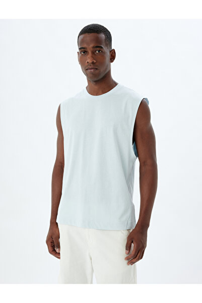 Koton Crew Neck Cotton Basic Sleeveless T-Shirt